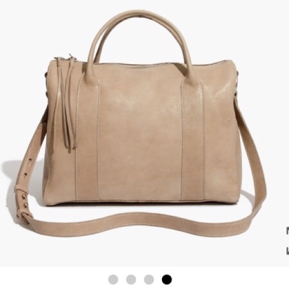 Madewell Handbags - Madewell Prague Satchel with CGS monogram